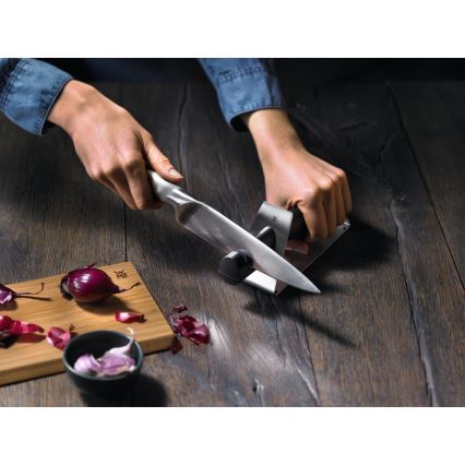 WMF - Oštrač noževa GOURMET 22,3 cm crna/nerđajući čelik
