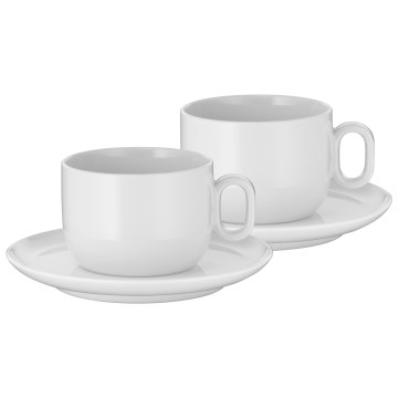 WMF - SET 2x šoljice za cappuccino sa tanjirićem BARISTA 160 ml bela