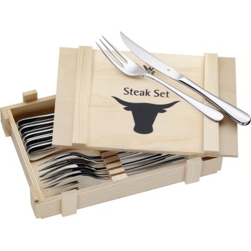 WMF - Set pribora za steak u drvenoj kutiji, 12 kom