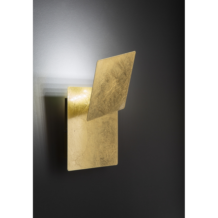 Wofi 4048-101Q - LED zidno svetlo BAYONNE LED/6,5W/230V zlatna