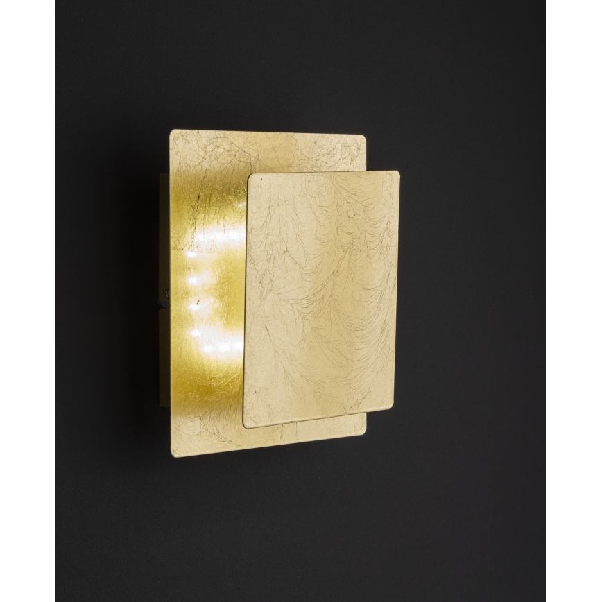 Wofi 4048-101Q - LED zidno svetlo BAYONNE LED/6,5W/230V zlatna