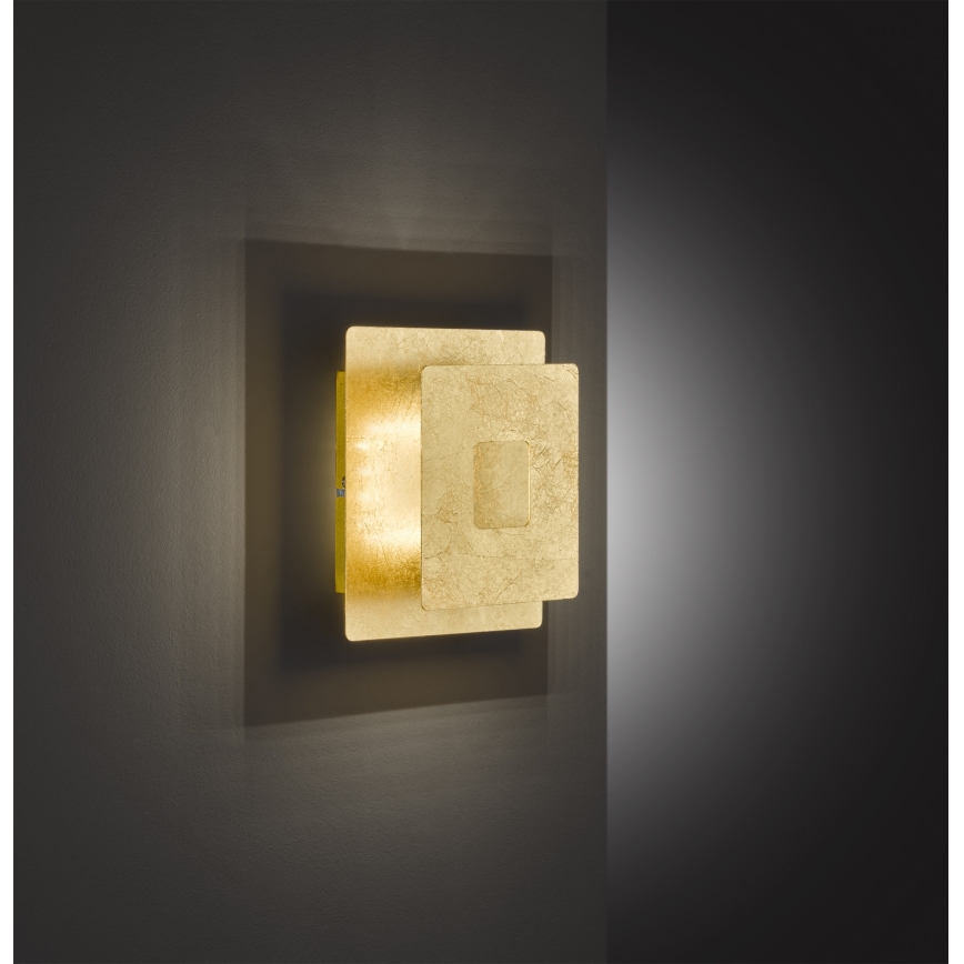 Wofi 4048-201Q - LED zidno svetlo BAYONNE LED/6,5W/230V zlatno