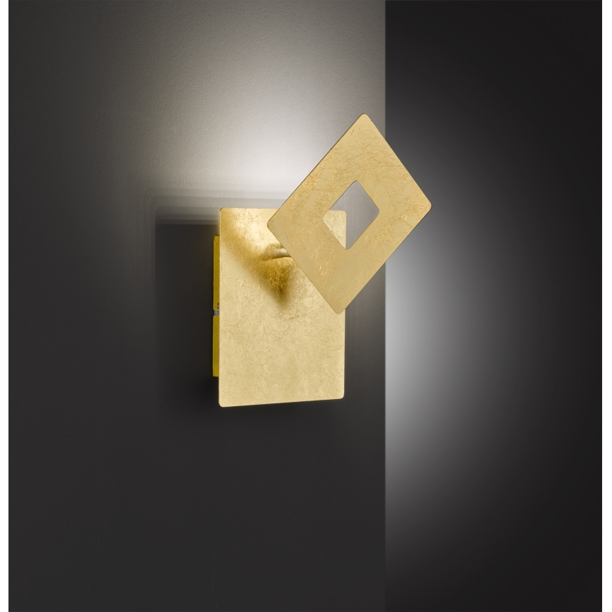 Wofi 4048-201Q - LED zidno svetlo BAYONNE LED/6,5W/230V zlatno