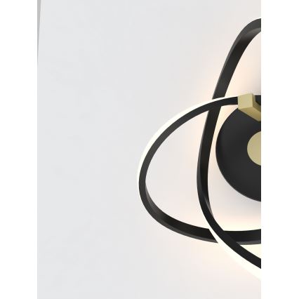Wofi 4134-104 - LED zidna svetiljka INDIGO LED/14W/230V crna/zlatna