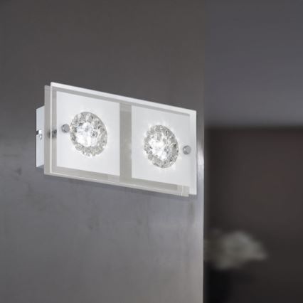 Wofi 4272.02.01.0000 - LED zidna svetiljka REIMS 2xLED/4W/230V