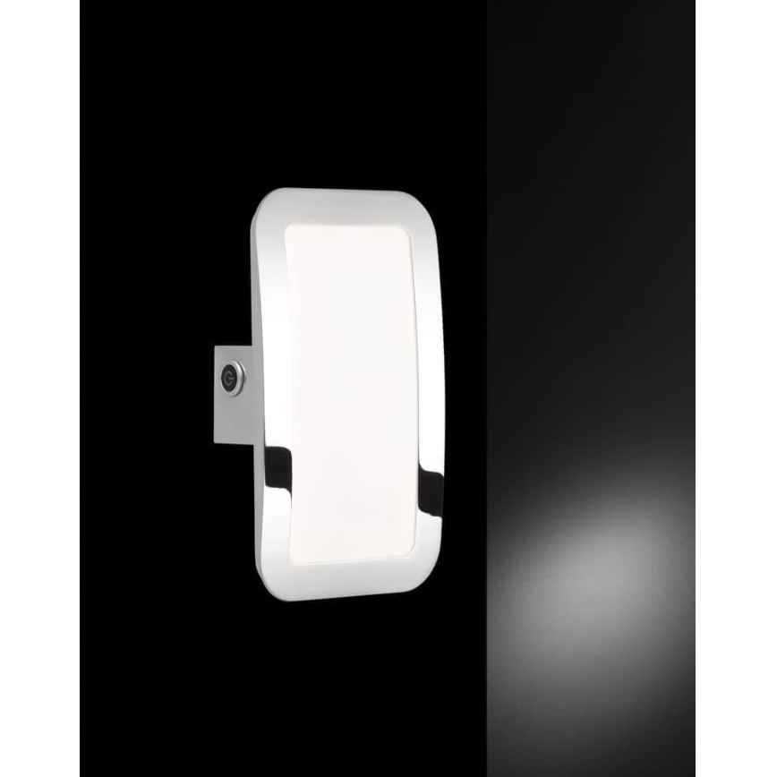 Wofi 4526.01.01.6000 - LED prigušiva zidna svetiljka SAGA LED/8W/230V