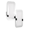 Wofi 4526.02.01.6000 - KOMPLET 2x LED prigušiva zidna svetiljka SAGA LED/8W/230V