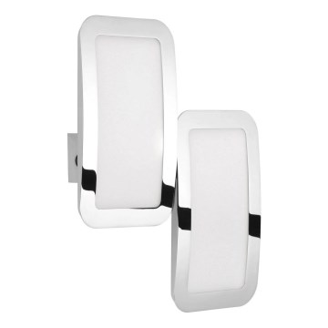 Wofi 4526.02.01.6000 - KOMPLET 2x LED prigušiva zidna svetiljka SAGA LED/8W/230V