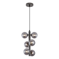 Wofi 6014-605W - LED luster na sajli VILLA 6xG9/3W/230V crna