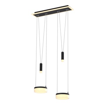 Wofi 6054-502 - LED prigušiva luster na sajli JESSE LED/21W/230V crna