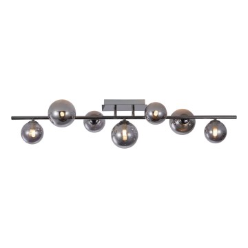 Wofi 7014-705W - LED plafonski luster VILLA 7xG9/3W/230V crna