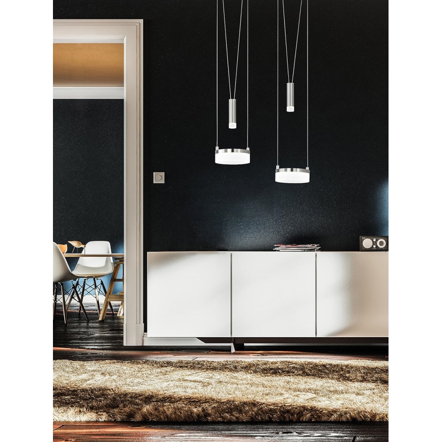 Wofi 7263.04.54.6000 - LED prigušiva luster na sajli JETTE 2xLED/7,5W/230V + 2xLED/1W