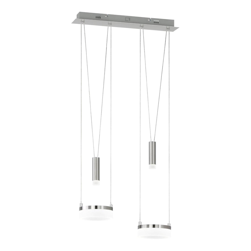 Wofi 7263.04.54.6000 - LED prigušiva luster na sajli JETTE 2xLED/7,5W/230V + 2xLED/1W
