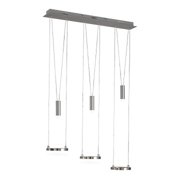 Wofi 7263.06.54.6000 - LED prigušiva luster na sajli JETTE 3xLED/7,5W/230V + 3xLED/1W