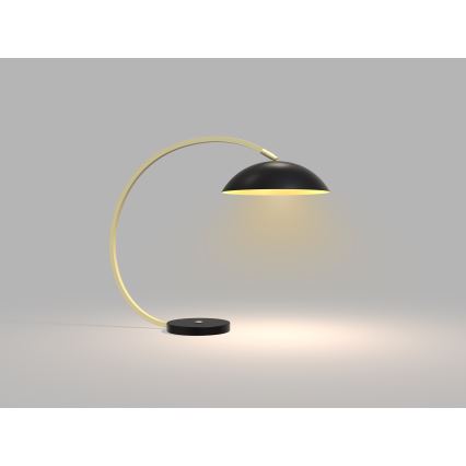 Wofi 8001-104 - LED stona lampa ROSCOFF, dodirna prigušiva, LED/10,5W/230V, crna/zlatna