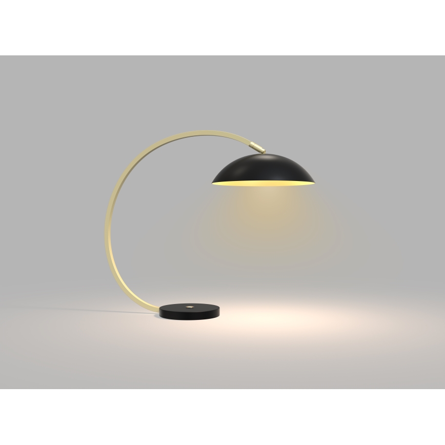 Wofi 8001-104 - LED stona lampa ROSCOFF, dodirna prigušiva, LED/10,5W/230V, crna/zlatna