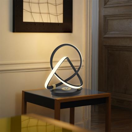 Wofi 8134-104 - LED dodirna prigušiva stona lampa INDIGO LED/10,5W/230V crna/zlatna