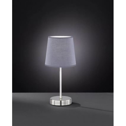 Wofi 8324.01.50.0000 - Stona lampa CESENA 1xE14/42W/230V siva
