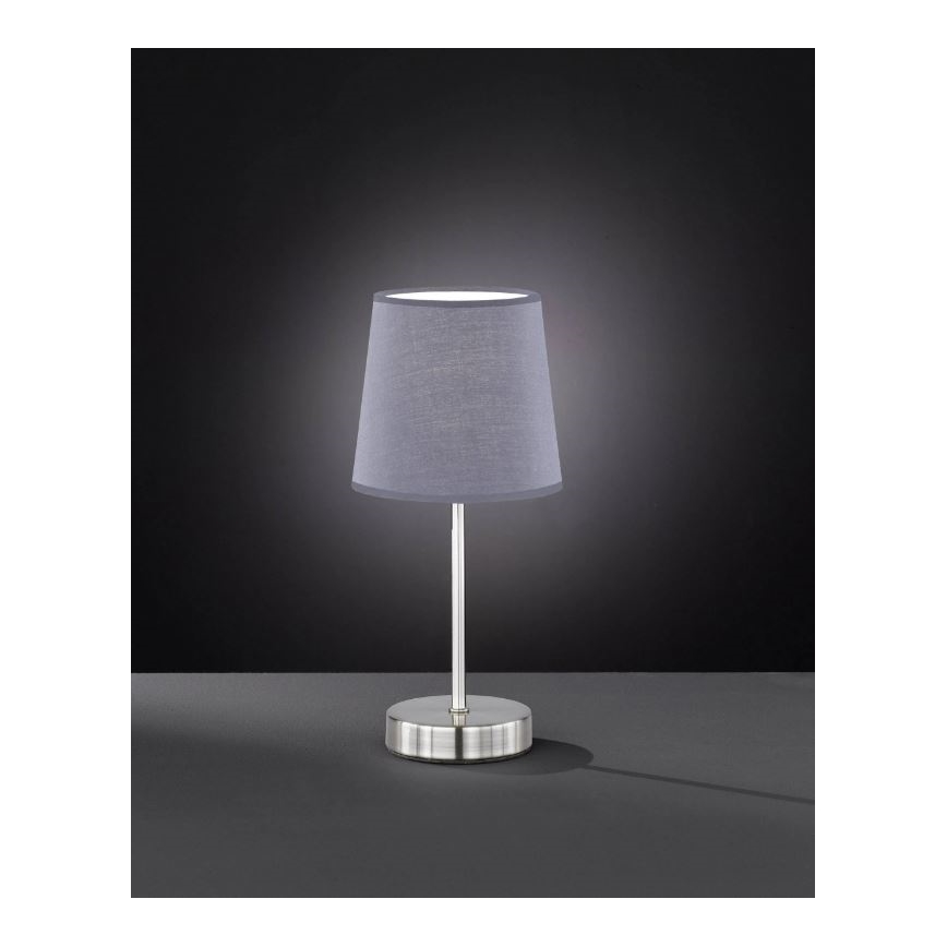 Wofi 8324.01.50.0000 - Stona lampa CESENA 1xE14/42W/230V siva