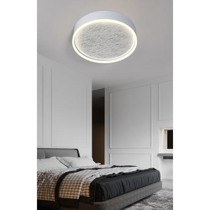 Wofi 9002-103M - LED prigušiva plafonsko svetlo BORDEAUX LED/37W/230V srebrna