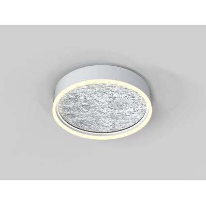 Wofi 9002-103M - LED prigušiva plafonsko svetlo BORDEAUX LED/37W/230V srebrna