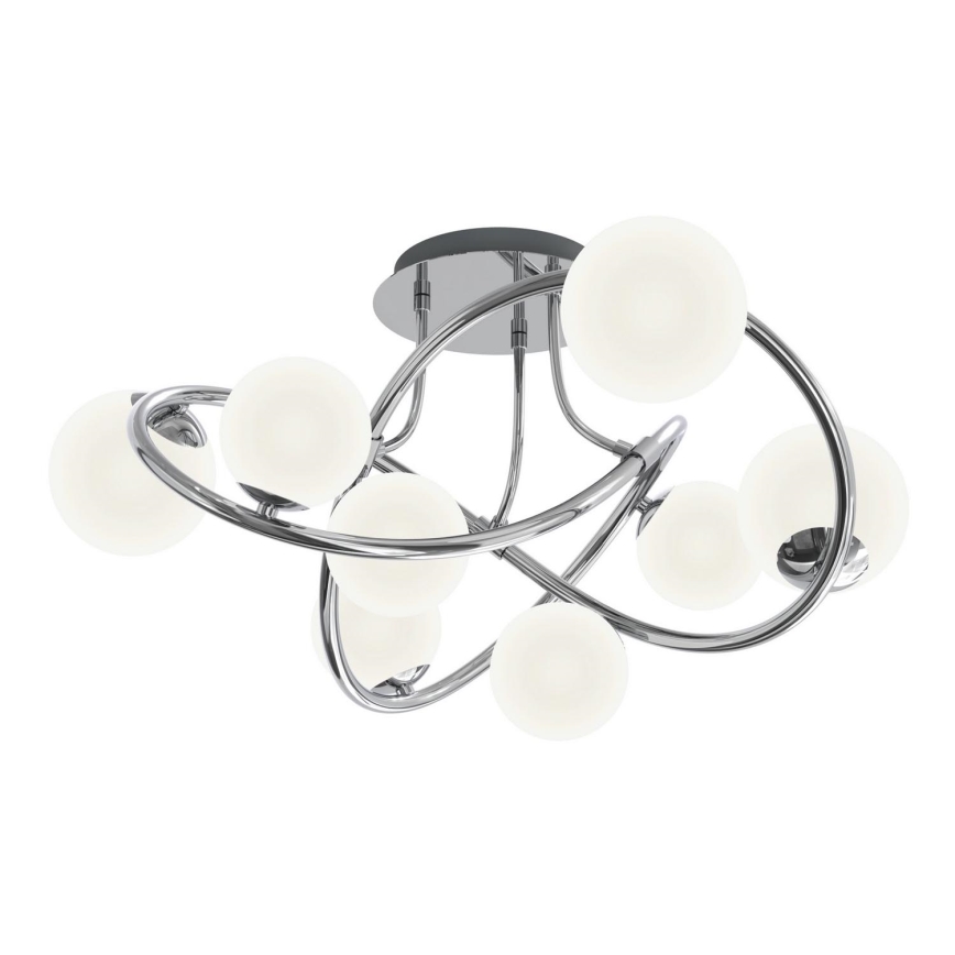 Wofi 9014-807 - LED plafonski luster NANCY 8xG9/3,5W/230V sjajni hrom