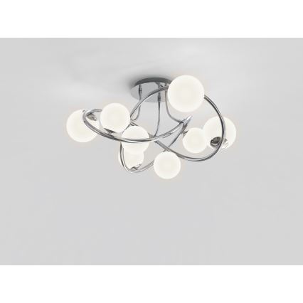 Wofi 9014-807 - LED plafonski luster NANCY 8xG9/3,5W/230V sjajni hrom