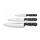 Wüsthof - GOURMET set kuhinjskih noževa, 3 kom, crna