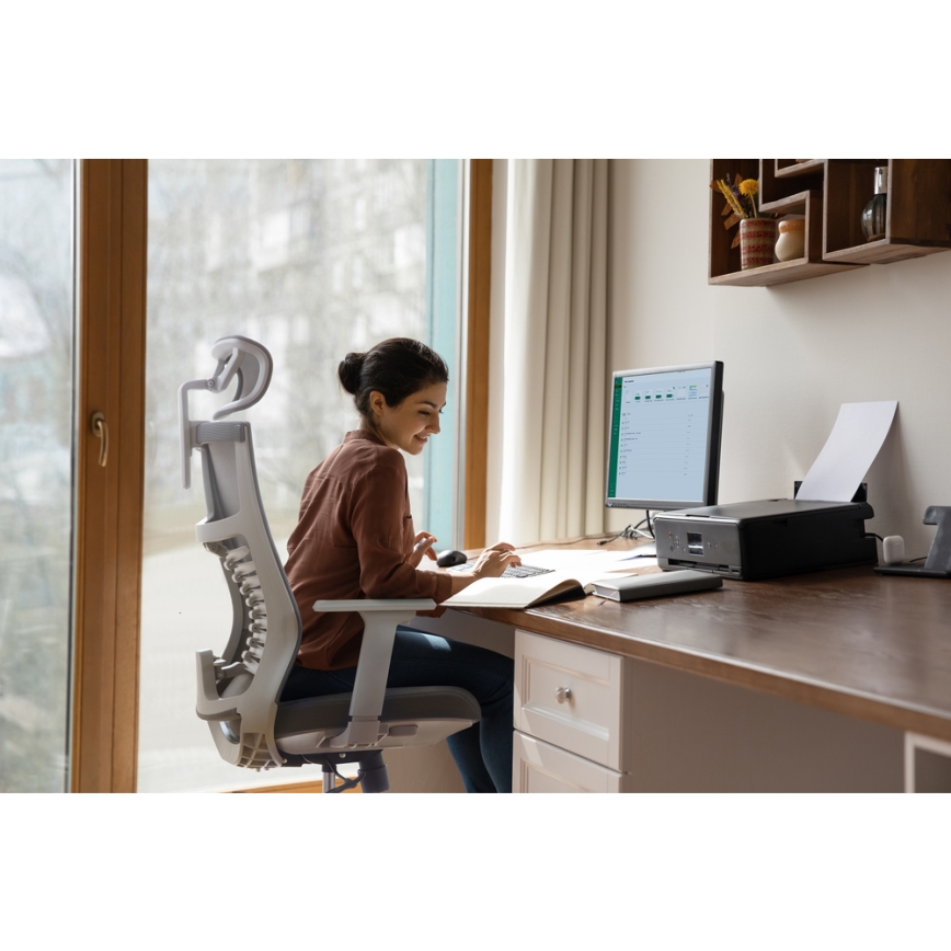 Yenkee - Kancelarijska stolica crna/siva