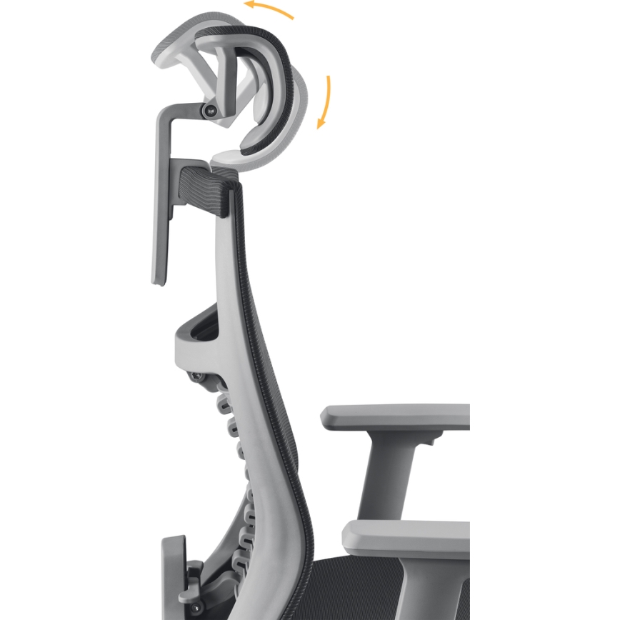 Yenkee - Kancelarijska stolica crna/siva