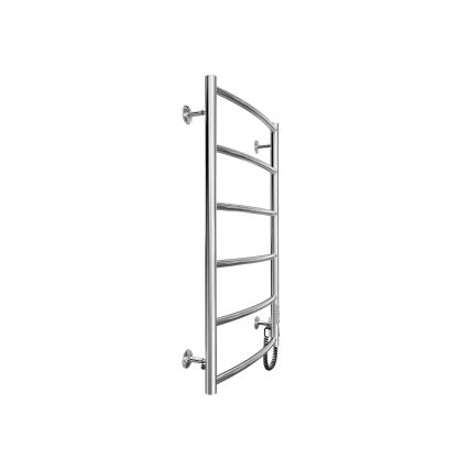 Za kupatilo cijevni radijator CLASSIC 100W/230V 81x53cm nerđajući čelik/sjajni krom desna