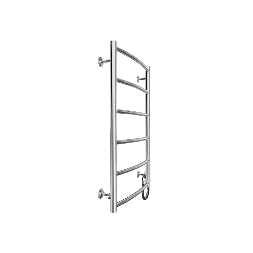 Za kupatilo cijevni radijator CLASSIC 100W/230V 81x53cm nerđajući čelik/sjajni krom desna