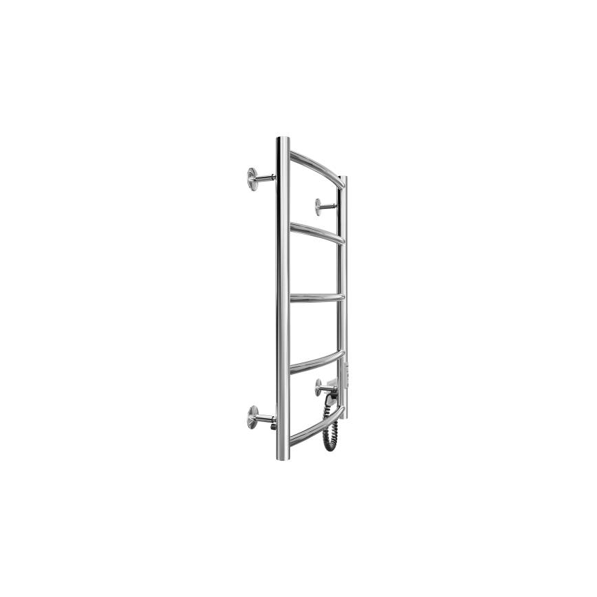 Za kupatilo cijevni radijator CLASSIC 60W/230V 66x43 cm nerđajući čelik/sjajni krom desna