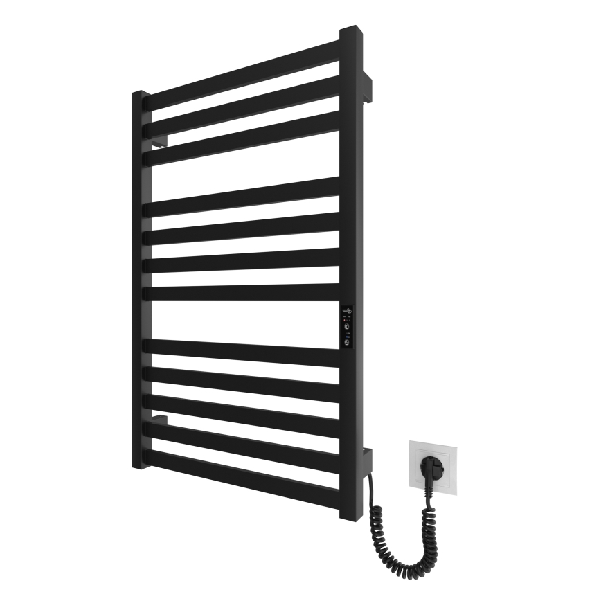 Za kupatilo cijevni radijator HF OXFORD 170W/230V 77x53 cm crno