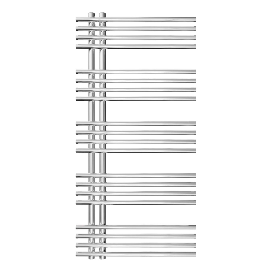 Za kupatilo cijevni radijator INOX 368W/230V 109x53 cm nerđajući čelik/sjajni krom