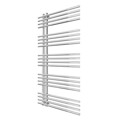 Za kupatilo cijevni radijator INOX 368W/230V 109x53 cm nerđajući čelik/sjajni krom