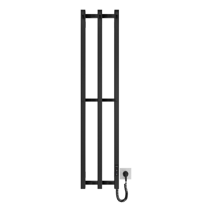 Za kupatilo radijator HF SLIM 110W/230V 117x25 cm crno uglast