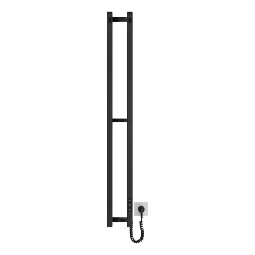 Za kupatilo radijator HF SLIM 80W/230V 117x14 cm crno uglast