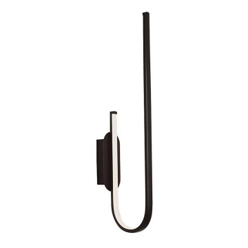 Zambelis 1936 - LED prigušiva zidna svetiljka LED/18W/230V crna
