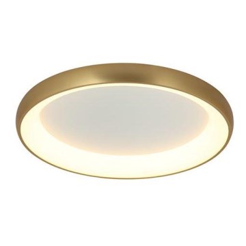 Zambelis 2042 - LED prigušiva stropna svetiljka LED/30W/230V, prečnik 40 cm, zlatna