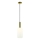 Zambelis 22070 - Luster na sajli 1xE27/40W/230V prečnik 15 cm zlatni
