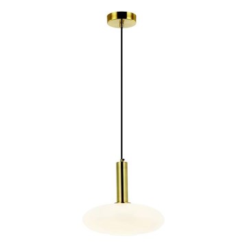 Zambelis 22072 - Luster na sajli 1xE27/40W/230V, prečnik 30 cm, u zlatnoj boji