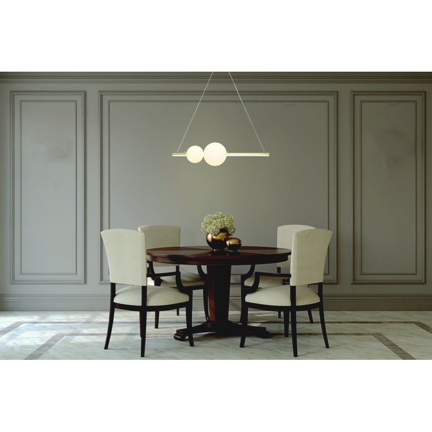 Zambelis 22108 - LED prigušiva luster na sajli LED/11W/230V zlatna