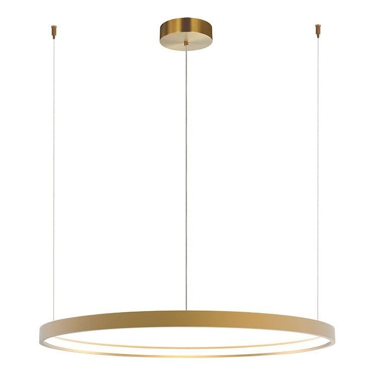 Zambelis 23034 - LED prigušiva luster na sajli LED/45W/230V 3000K prečnik 90 cm zlatna