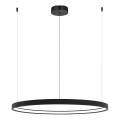 Zambelis 23035 - LED prigušiva luster na sajli LED/45W/230V 3000K prečnik 90 cm crna