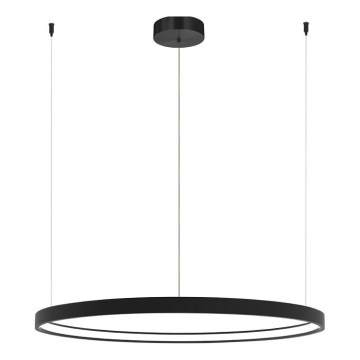 Zambelis 23035 - LED prigušiva luster na sajli LED/45W/230V 3000K prečnik 90 cm crna
