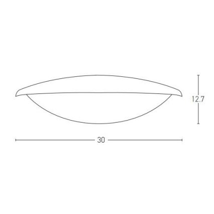 Zambelis E115 - Spoljašnja zidna LED svetiljka LED/6W/230V IP54 antracit