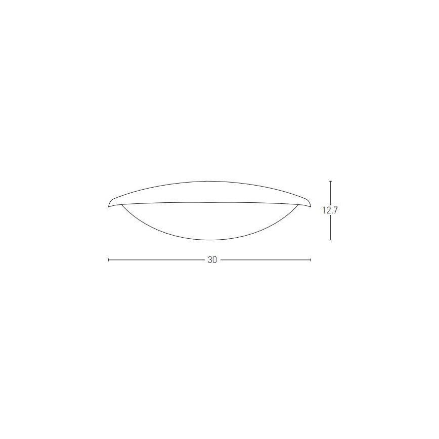 Zambelis E115 - Spoljašnja zidna LED svetiljka LED/6W/230V IP54 antracit