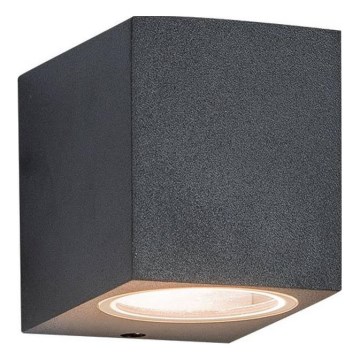 Zambelis E123 - Spoljno zidno svetlo 1xGU10/15W/230V IP54 antracit