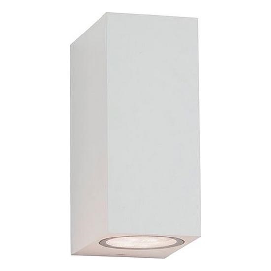 Zambelis E151 - Spoljašnja zidna lampa 2xGU10/15W/230V IP54 bela